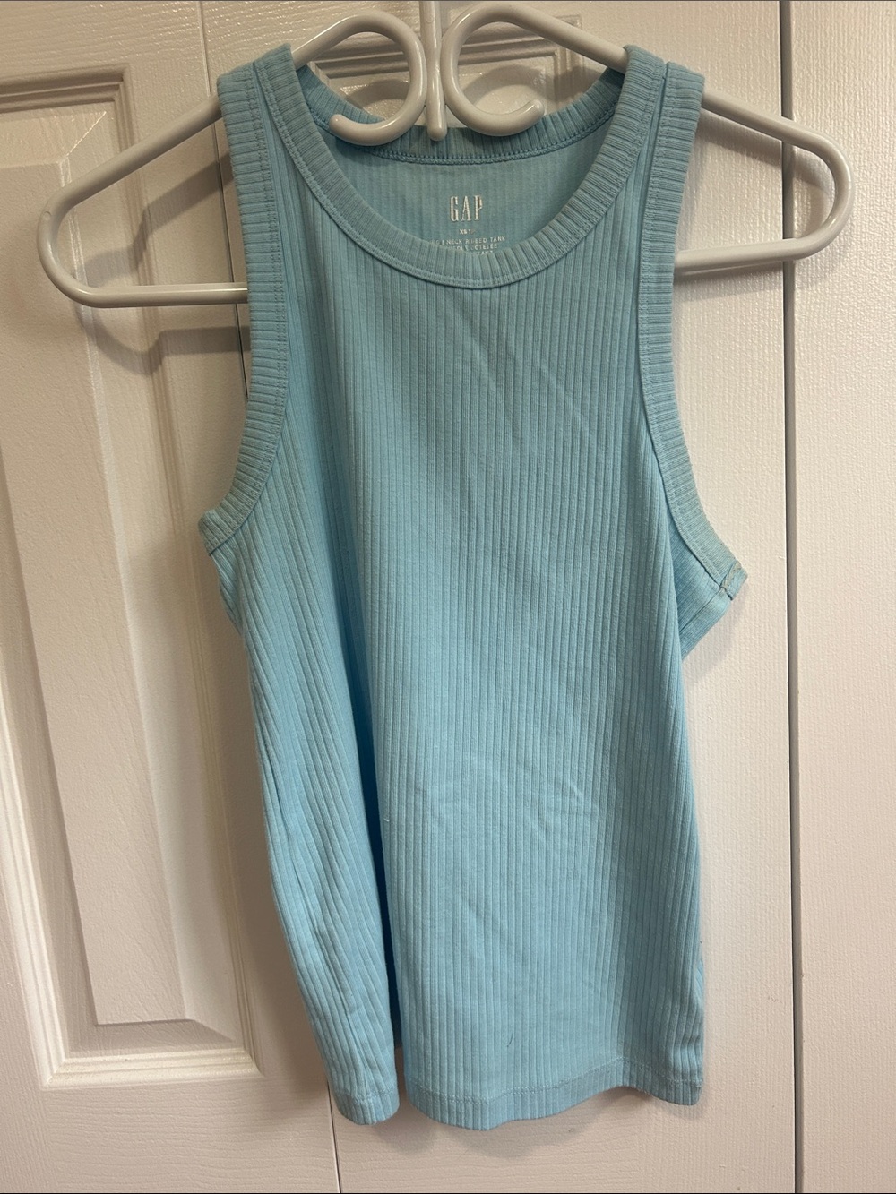 GAP Sky Blue Ribbed Tank